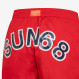 SWIM PANT WITH LOGO ON BACK ROSSO FUOCO