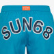 SWIM PANT WITH LOGO ON BACK BLUE FLUO