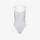 SWIMSUIT SOLID WHITE