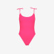 SWIMSUIT SOLID FUXIA FLUO