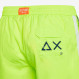 SWIM PANT STRIPE COLOR ON SIDE YELLOW FLUO