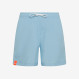 Light blue nylon swim shorts