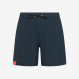 Navy blue nylon swim shorts