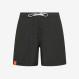 Black nylon swim shorts