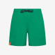Lawn green nylon swim shorts