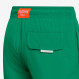 Lawn green nylon swim shorts
