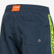 BOY'S SWIM PANT WITH TAPE FLUO NAVY BLUE