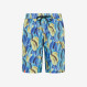 SWIM PANT LONG ALL OVER PRINT GIALLO/TURCHESE