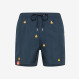 SWIM PANT SMALL EMBROIDERY NAVY BLUE