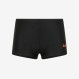 Black lycra® swim shorts