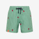 BOY'S SWIM PANT SMALL EMBROIDERY GARDEN GREEN/WHITE