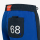 Navy and royal blue nylon swim shorts