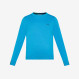 BOY'S ROUND NECK PATCH RIB TURQUOISE