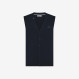 GILET BUTTON SWEATER BASIC NAVY BLUE