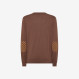 SWEATER ELBOW PATCHES MARRONE