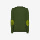 SWEATER ELBOW PATCHES DARK GREEN