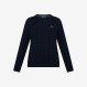 BOY'S SWEATER CABLE KNIT L/S NAVY BLUE