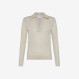 POLO LUREX MERINOS L/S PORCELLANA