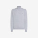 Wool and cotton turtleneck jumper MEDIUM GREY