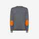 Wool and cotton jumper DARK GREY