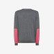 Wool and cotton jumper DARK GREY