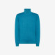 Wool turtleneck jumper TURQUOISE