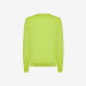 Wool and cotton jacquard jumper LIME