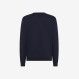 Maglia in lana e cotone NAVY BLUE