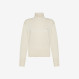 TURTLE NECK SOLID L/S BIANCO PANNA