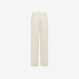 WIDE PANT SOLID BIANCO PANNA