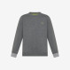 Wool and cotton jumper DARK GREY