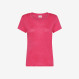 ROUND T-SHIRT LINEN S/S CYCLAMEN