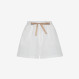 SHORTS WIDE LEG PORCELLANA