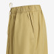 Beige cotton drawstring trousers