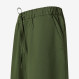 Dark green cotton drawstring trousers