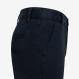 Pantaloni chino in cotone blu navy