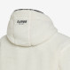 Giacca in teddy con cappuccio BIANCO