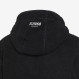 Giacca in teddy con cappuccio NERO