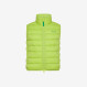 Quilted nylon gilet LIME