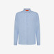 SHIRT CLASSIC STRIPES WITH FLUO DETAIL SKY BLUE/WHITE