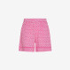 PANT SHORT BEACH CYCLAMIN/OFF WHITE