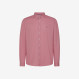 SHIRT LINEN BD L/S DARK PINK