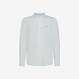 SHIRT LINEN KOREAN COLLAR L/S BIANCO