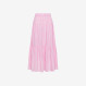 LONG SKIRT VICHY FUXIA/BIANCO