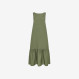 TANK LONG DRESS LINEN VERDE SALVIA