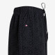 Black cotton broderie anglaise shorts