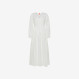 LONG DRESS BEACH LINEN L/S