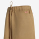 Shorts in lino cammello