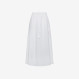 Gonna in cotone bianco
