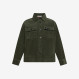 Giacca overshirt in velluto VERDE SCURO